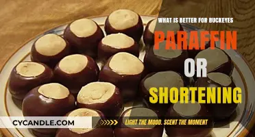 Paraffin vs. Shortening: Which is Best for Buckeyes?