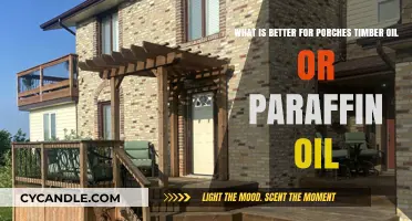 Timber Oil vs. Paraffin Oil: Best Choice for Porch Protection