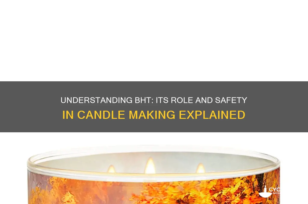 what is bht in candles