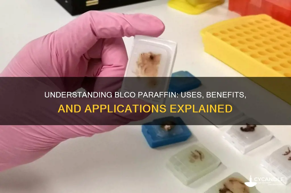 what is blco paraffin