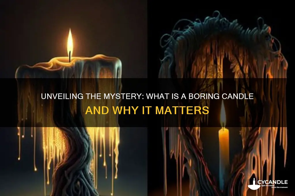 what is boring candle