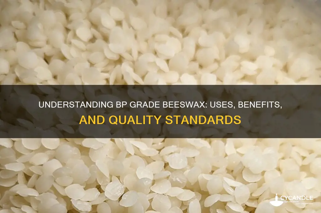what is bp grade beeswax