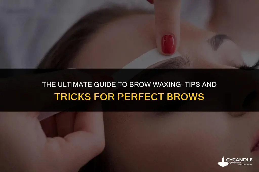 what is brow waxing