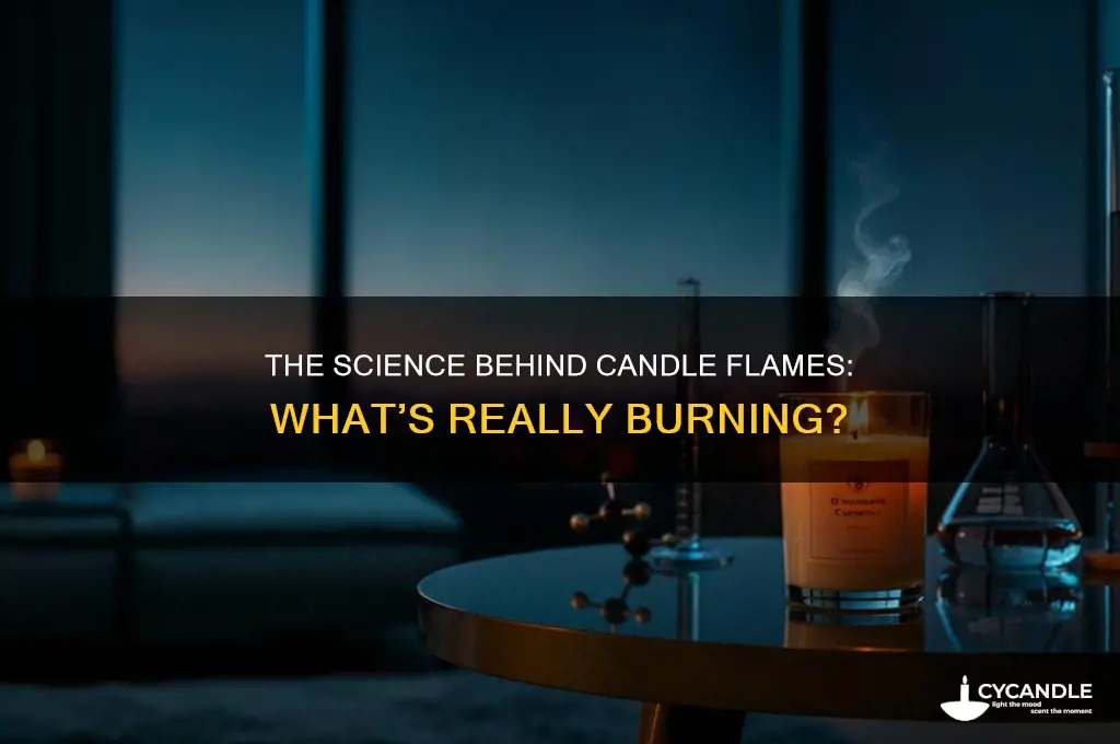 what is burning in a candle