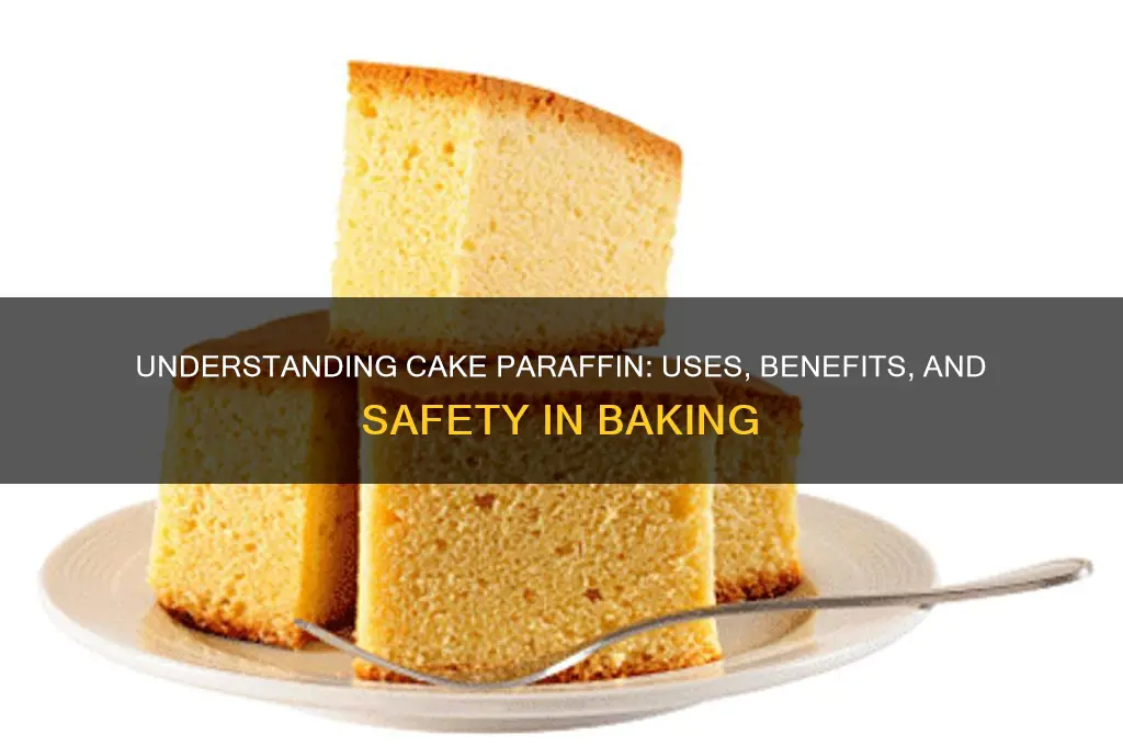 what is cake paraffin