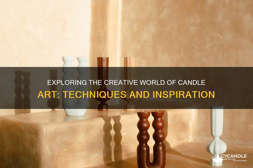 what is candle art