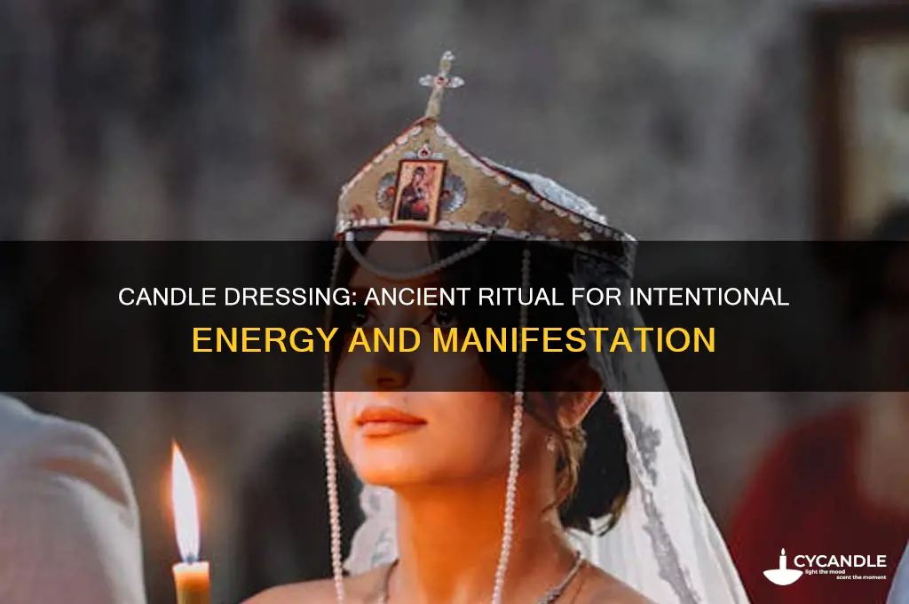 what is candle dressing