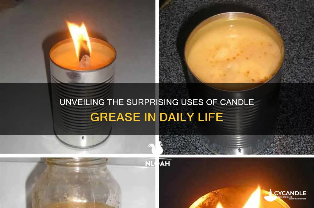 what is candle grease used for