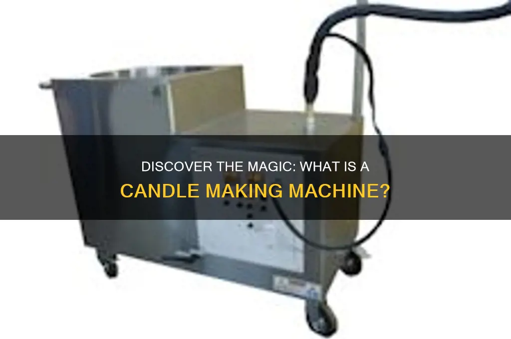 what is candle making machine