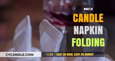 Elegant Candle Napkin Folding: A Step-by-Step Guide for Table Decor