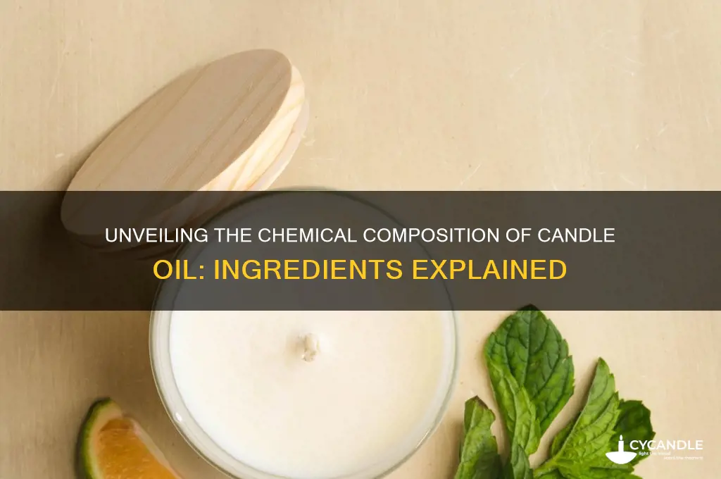 what is candle oil chemically made of