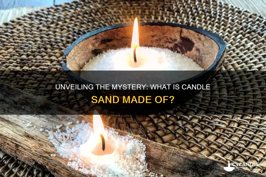 what is candle sand made of