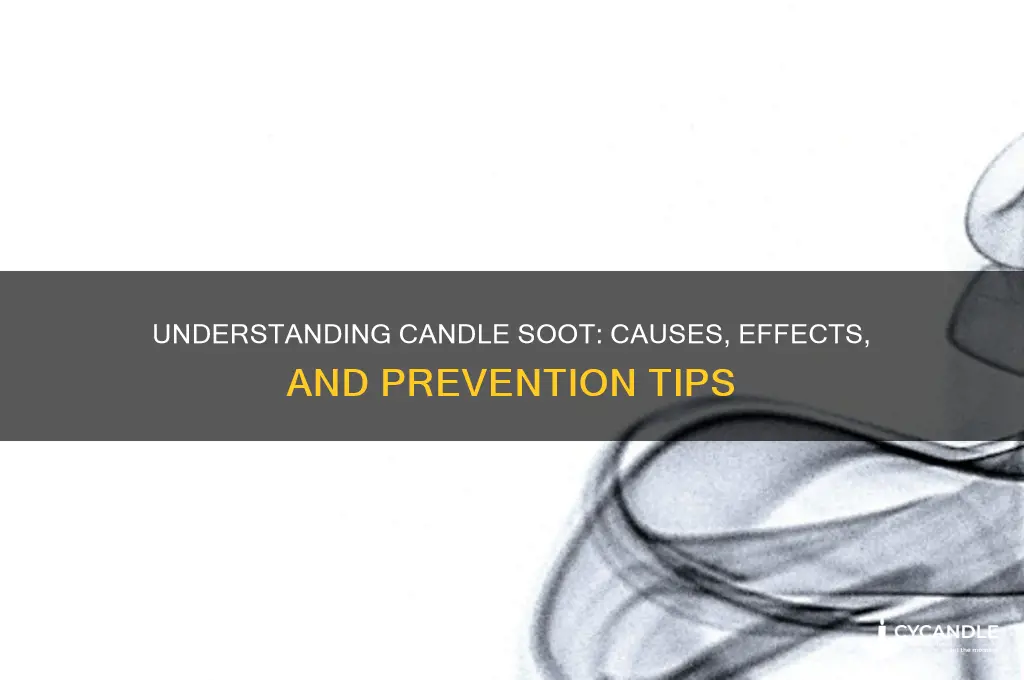 what is candle soot