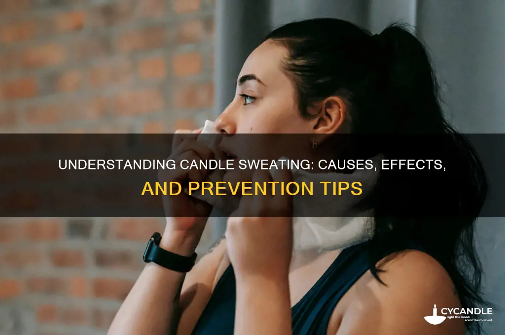 what is candle sweating
