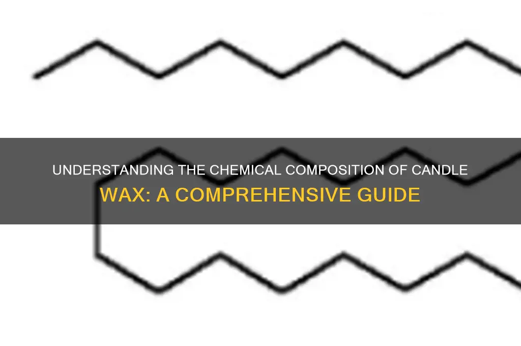 what is candle wax chemical formula