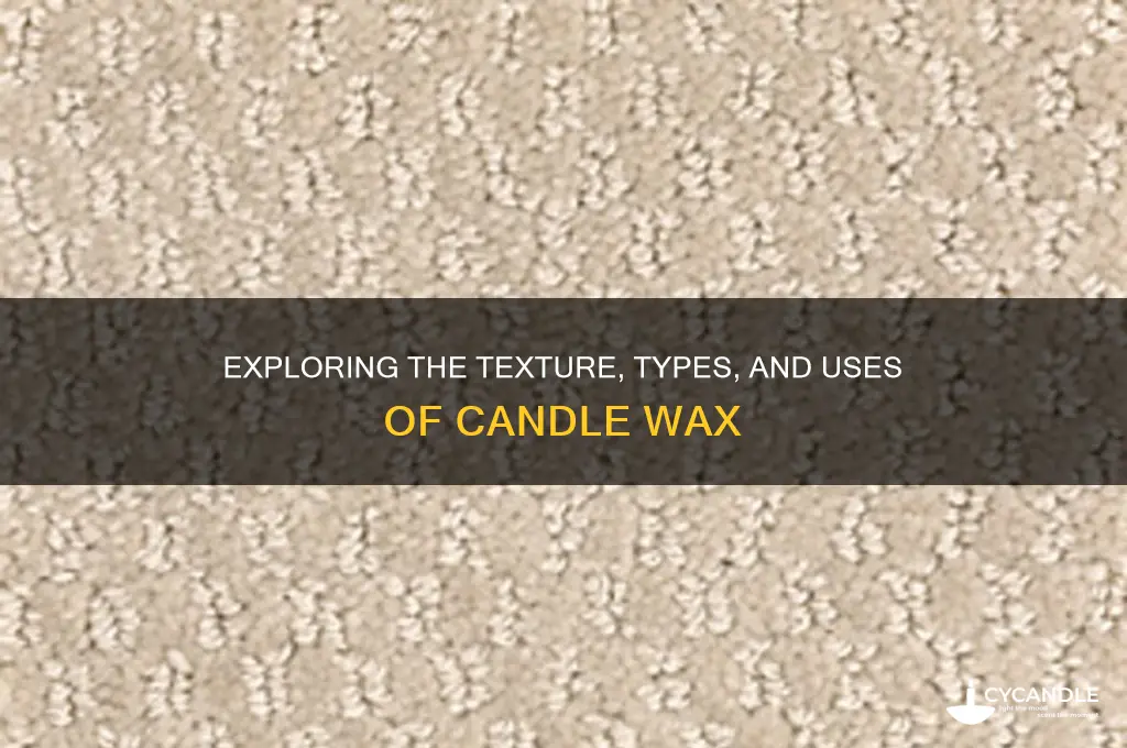 what is candle wax like