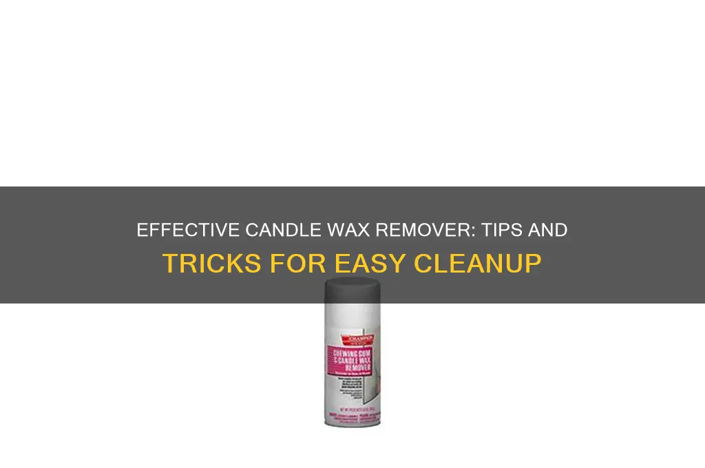 what is candle wax remover