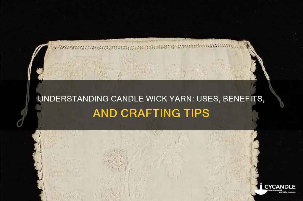 what is candle wick yarn
