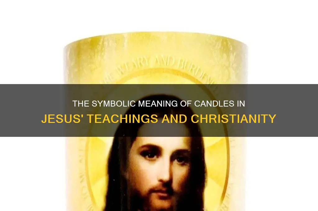 what is candles mean of jesus