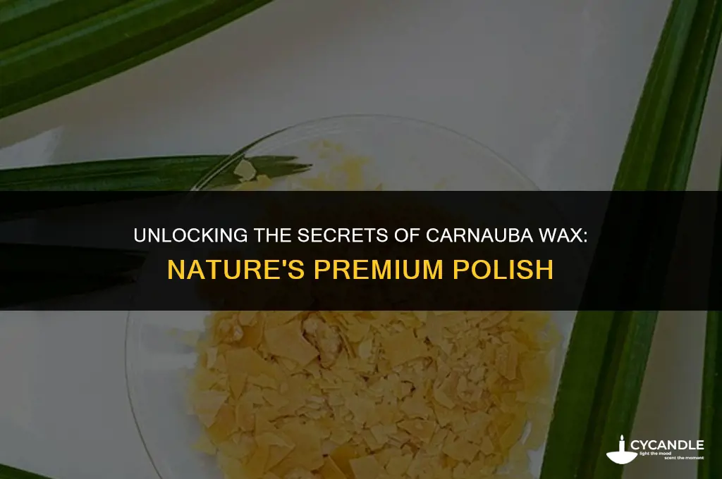 what is carnuba wax
