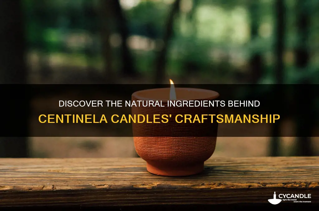 what is centinela candles made from