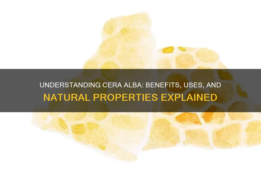 what is cera alba