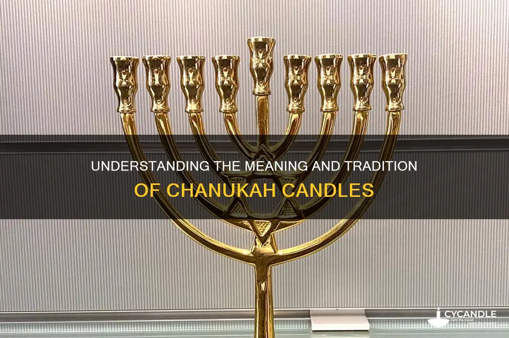what is chanukah candles