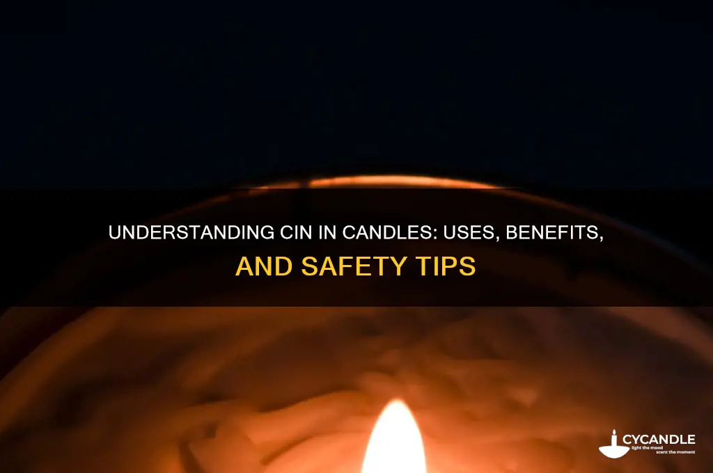 what is cin in candles
