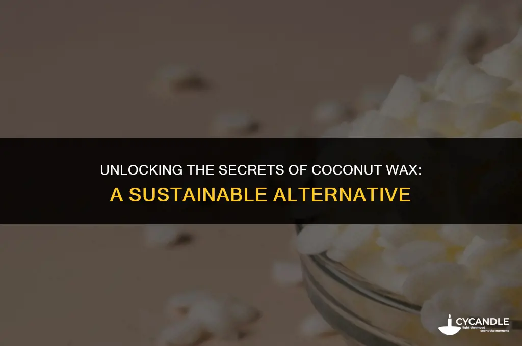 what is coconut wax