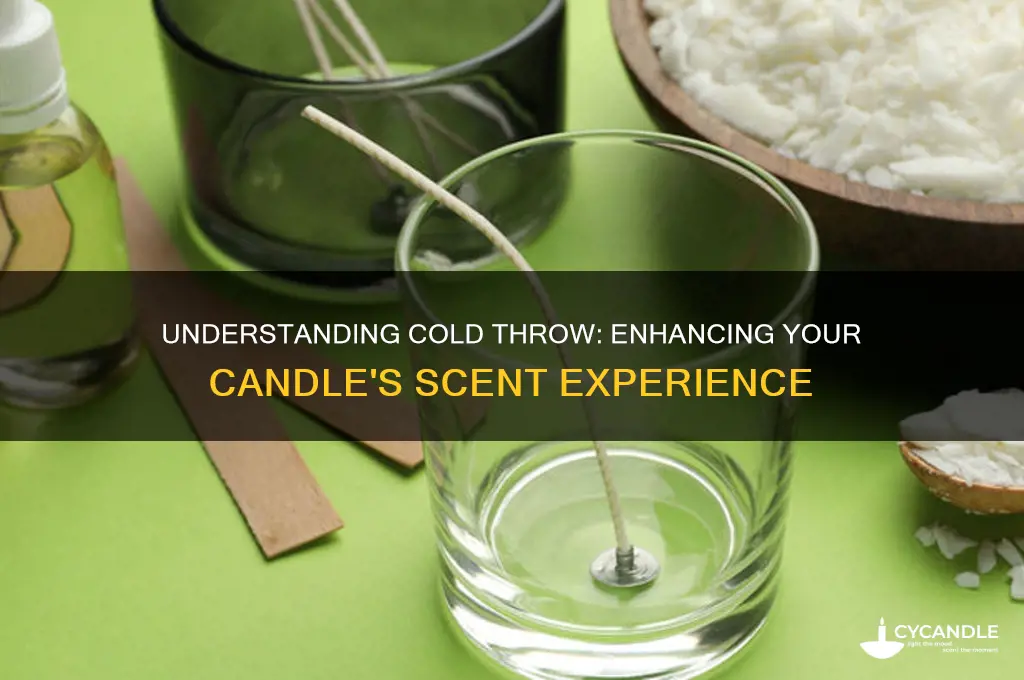 what is cold throw in candles