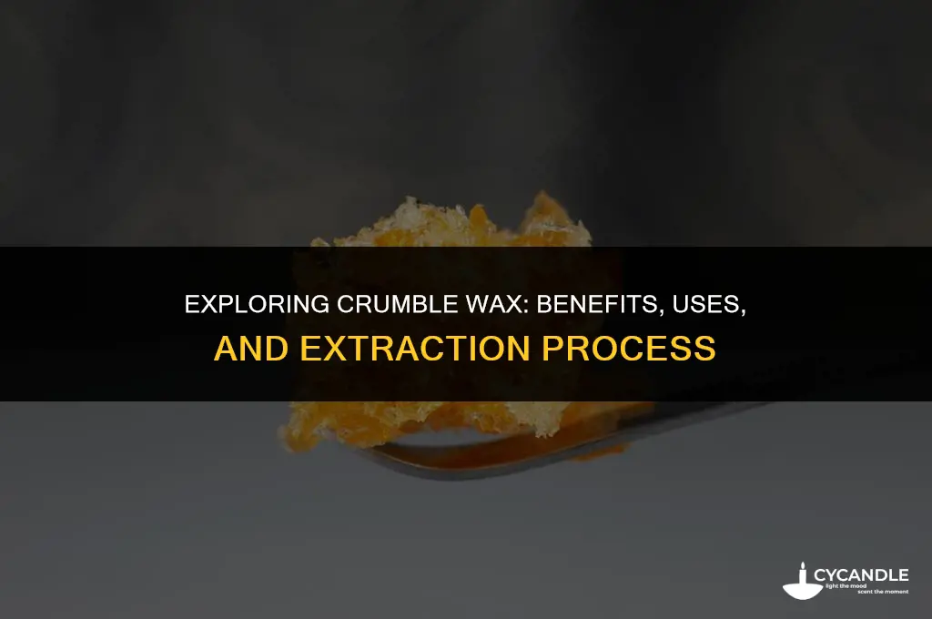 what is crumble wax