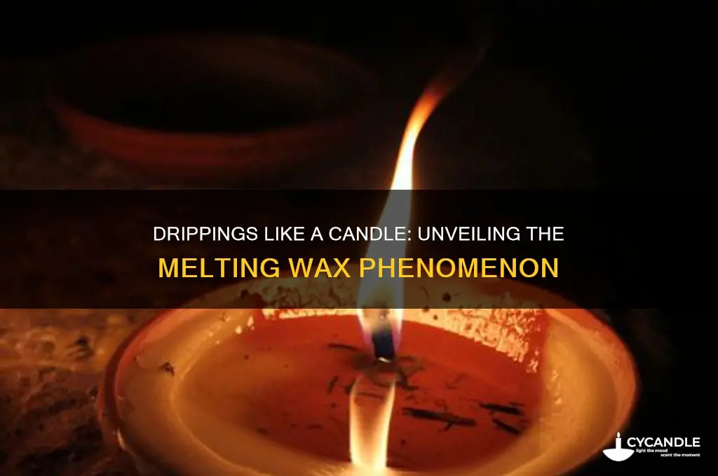 what is drippings like a candle