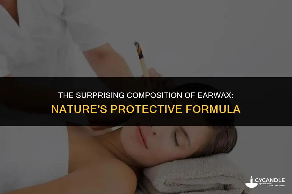 what is ear wax made out of