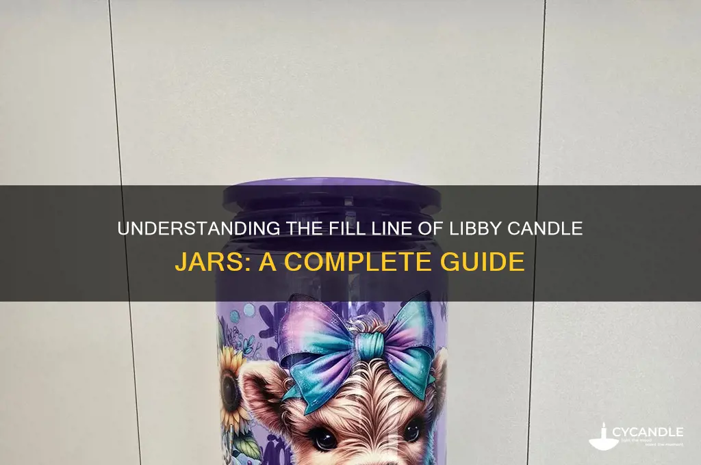 what is fill line of libby candle jar