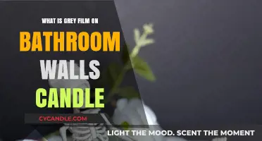 Understanding Grey Film on Bathroom Walls from Candle Soot Buildup