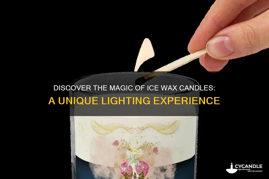 what is ice wax candle