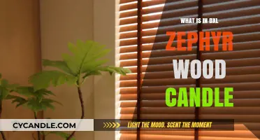 Discover the Aromatic Ingredients in DXL Zephyr Wood Candle