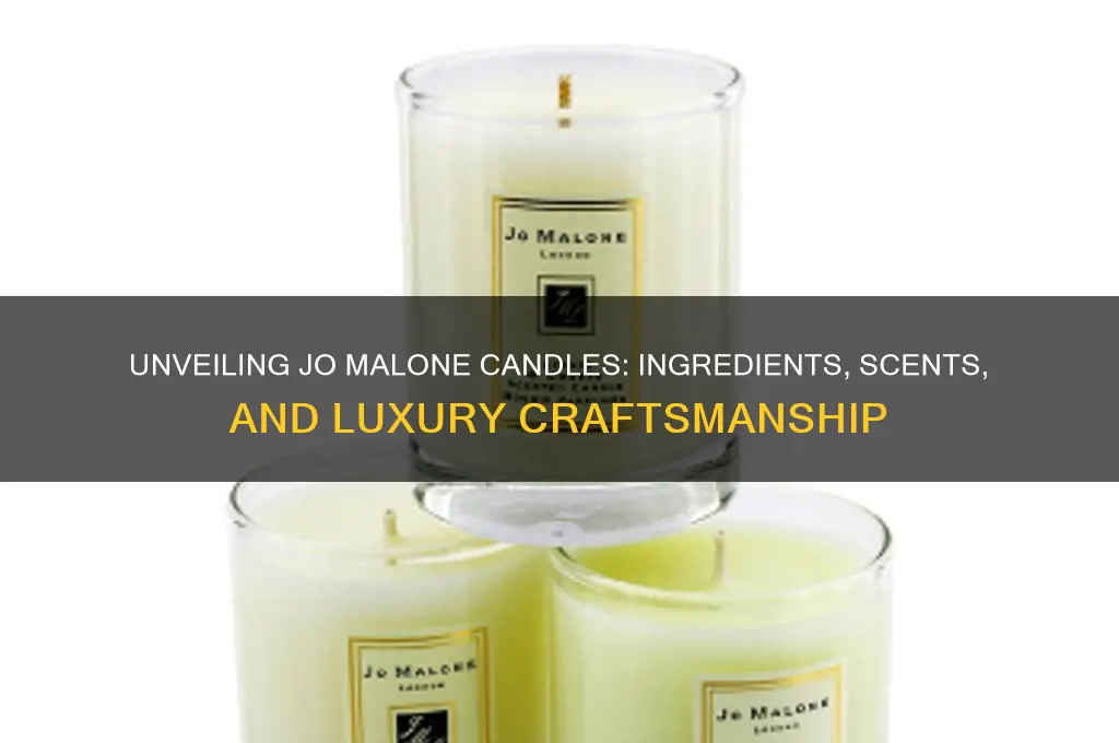 what is in jo malone candles