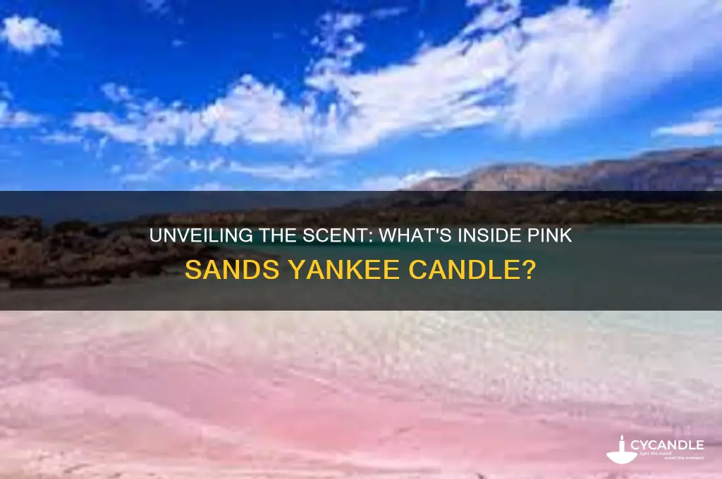 what is in pink sands yankee candle