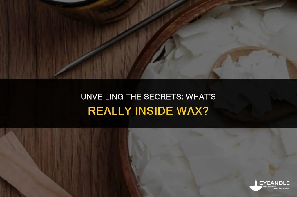what is in wax