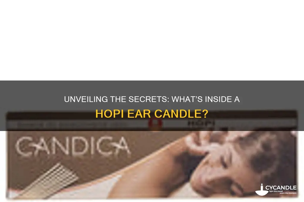 what is inside a hopi ear candle