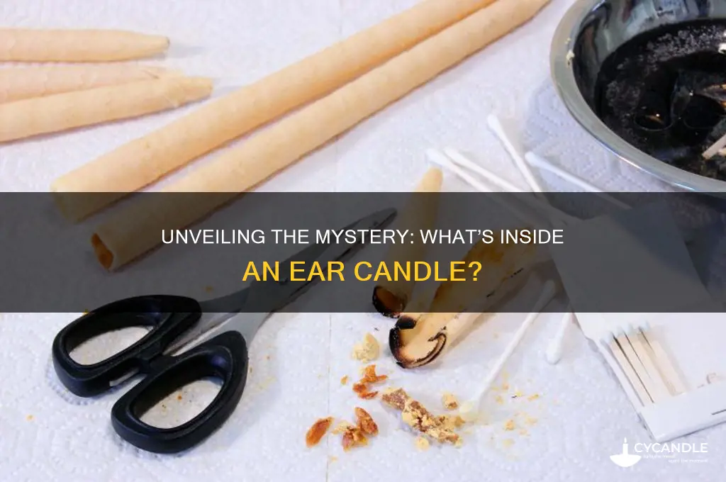 what is inside an ear candle