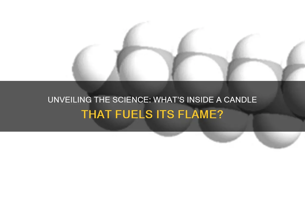 what is inside the candle that makes it burn