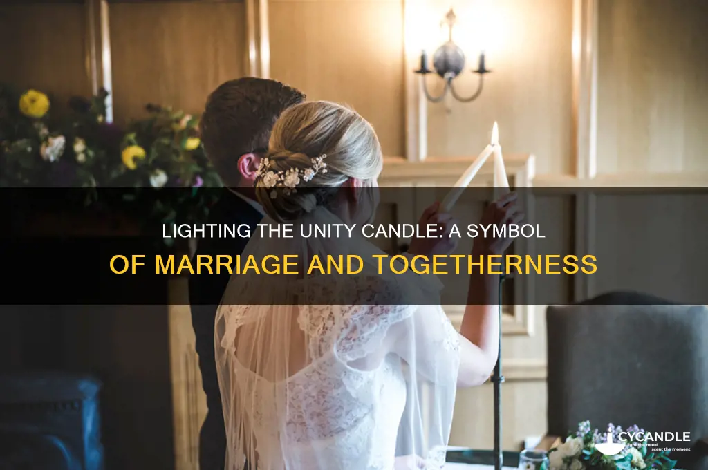 what is it called when couple lights the unity candle