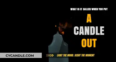 Extinguishing a Candle: The Science and Terminology Behind Snuffing Flames