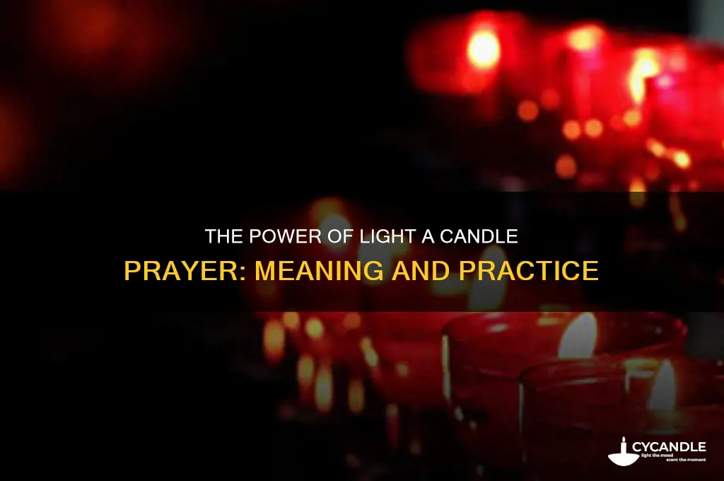 what is light a candle prayer