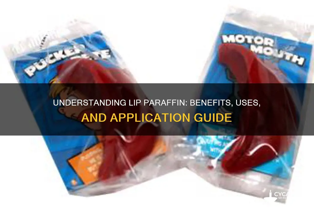 what is lip paraffin
