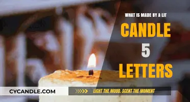 The Warm Glow: Unveiling a 5-Letter Word from a Lit Candle