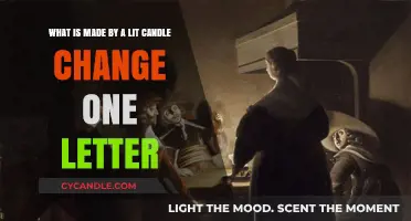 What a Lit Candle Creates: Change One Letter, Shift Perspective