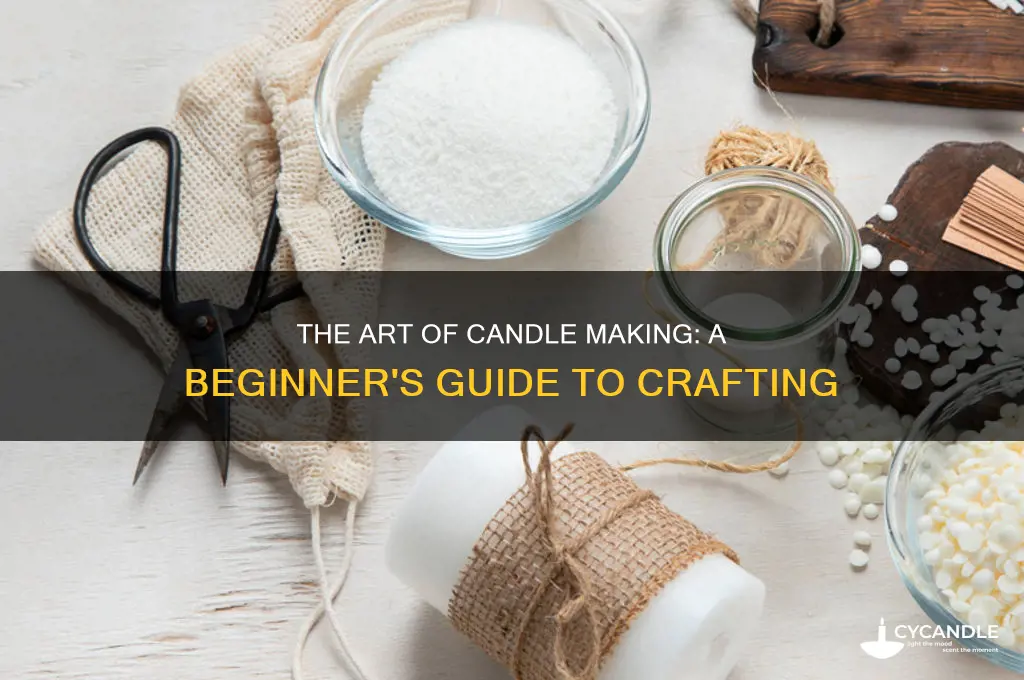 what is making candles called
